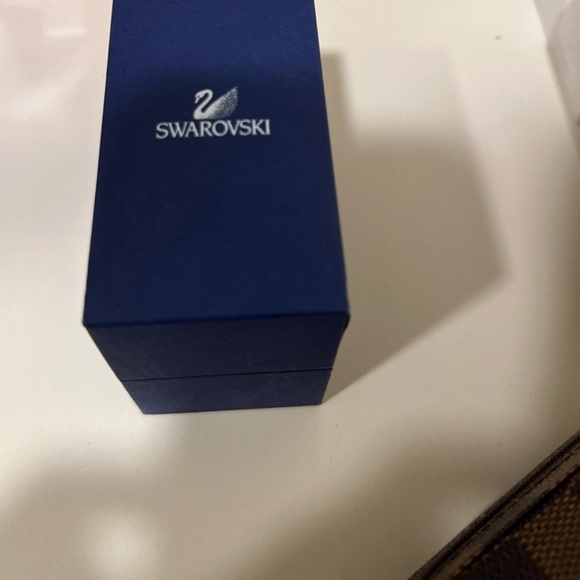 Swarovski Edith Gold Tone Twist Bangle Bracelet - Vintage - Picture 6 of 6